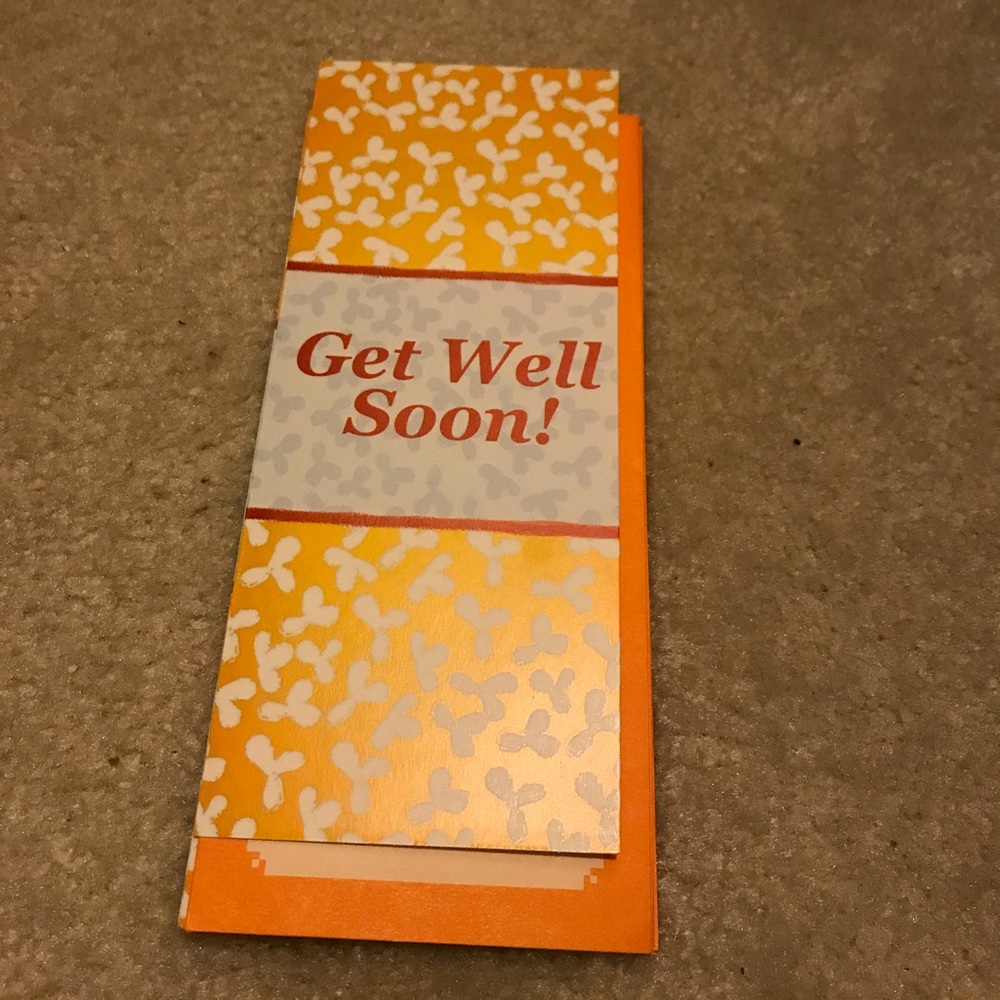 Get well soon cards.